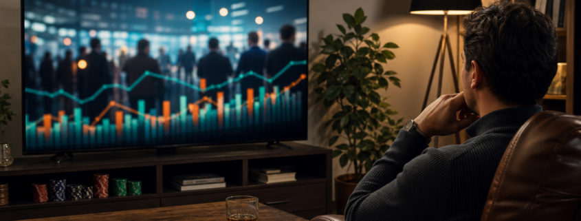 prediction market volume editorial illustration