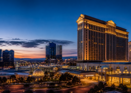 Nevada casino revenue editorial illustration