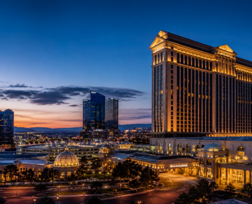 Nevada casino revenue editorial illustration