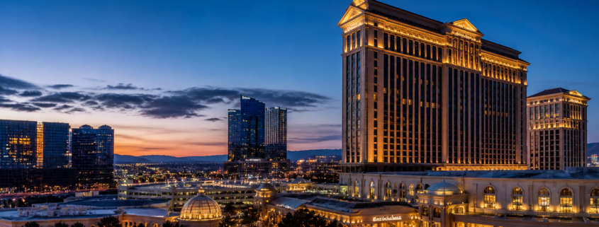 Nevada casino revenue editorial illustration