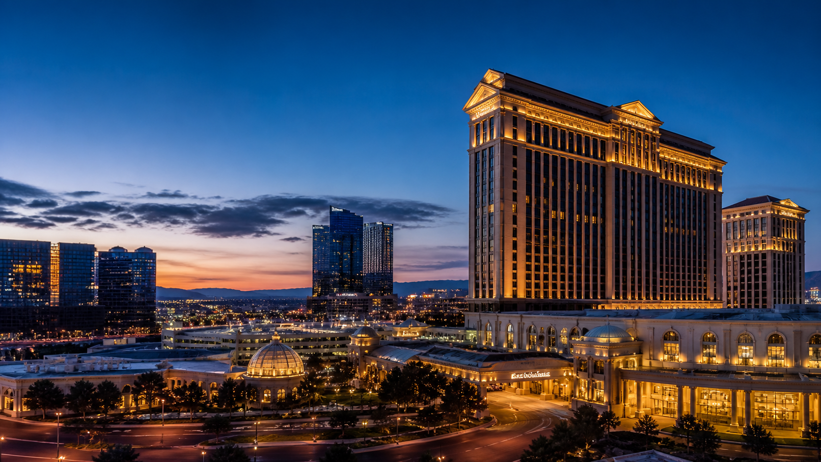 Nevada casino revenue editorial illustration