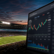 Unbranded sports event-contract exchange interface with football analysis