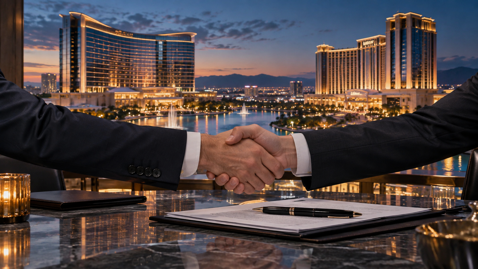Editorial illustration for Casino M&A Market: Deal Interest Holds Up Despite Higher Rates